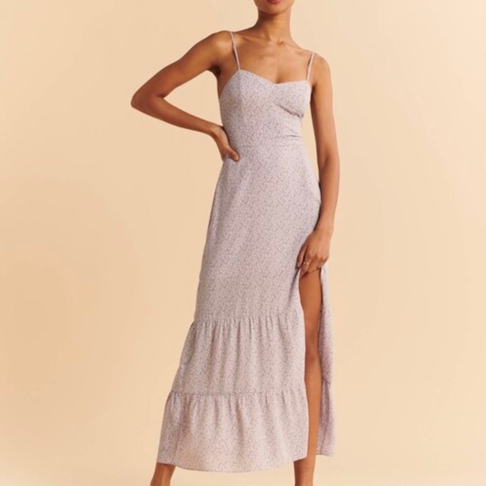 NWOT Abercrombie & Fitch | Lilac maxi floral dress